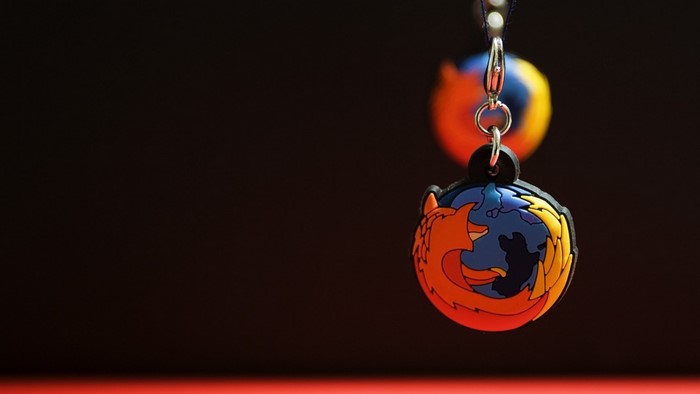 Firefox logo keyring