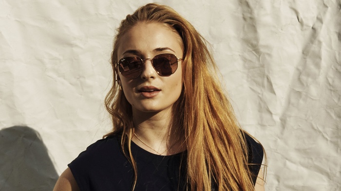Sophie Turner wearing sunglasses