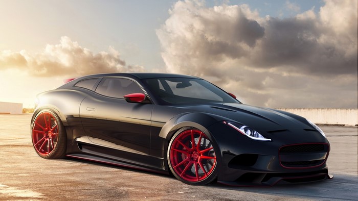 Black Jaguar Xc16 with Red Accents