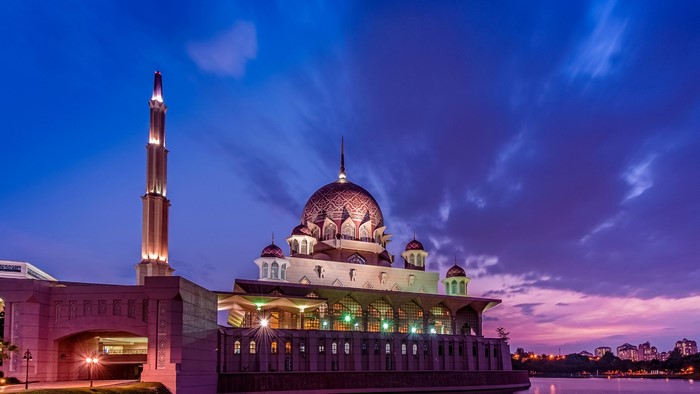 Putra Mosque at sunset