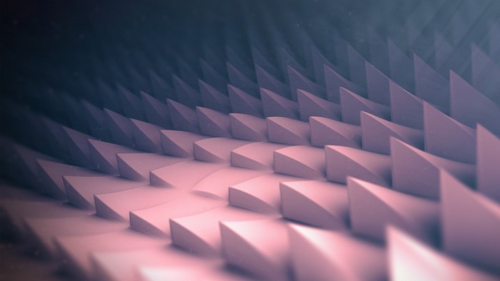Abstract 3D spikes rendering