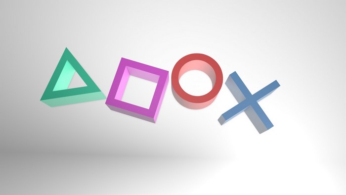 Playstation Symbols Triangle Square Circle Cross