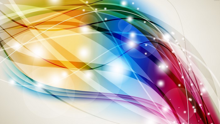 4K Abstract Colorful Light Streaks
