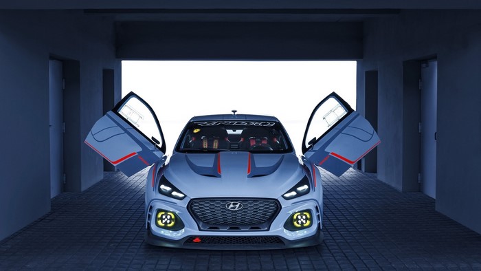 Hyundai RN30 Electric Concept Car with Butterfly Doors