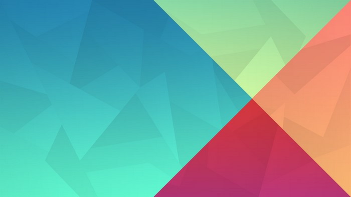 Abstract Geometric Shapes with Gradient Colors