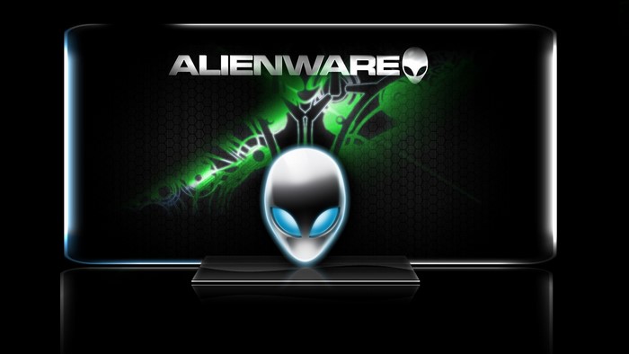 Alienware Logo and Monitor