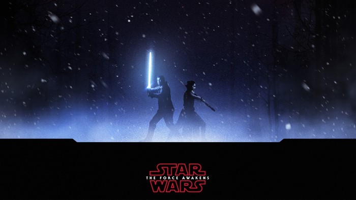 Finn and Rey from Star Wars: The Force Awakens