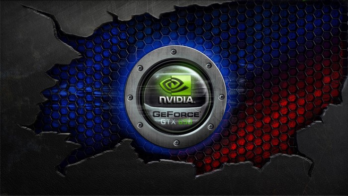 Nvidia GeForce GTX 650 Metal Hexagon Background