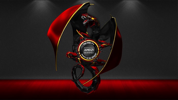 AMD Dragon with Game Logo