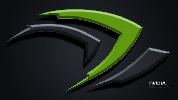 Nvidia logo with tagline