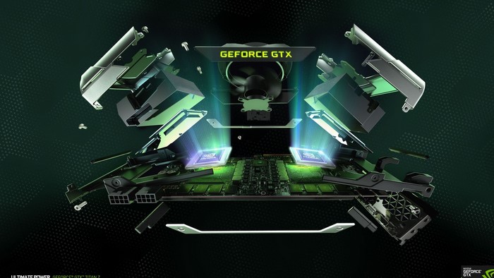 NVIDIA GeForce GTX TITAN Z GPU Exploded View