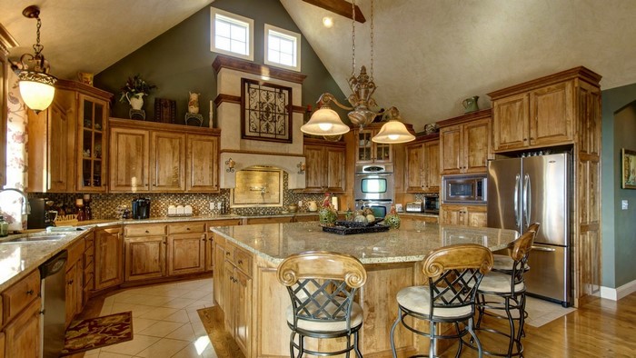 Luxury Kitchen Interior Design with Island