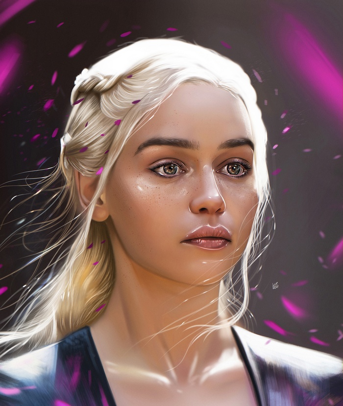 Daenerys Targaryen from Game of Thrones 4K Artwork