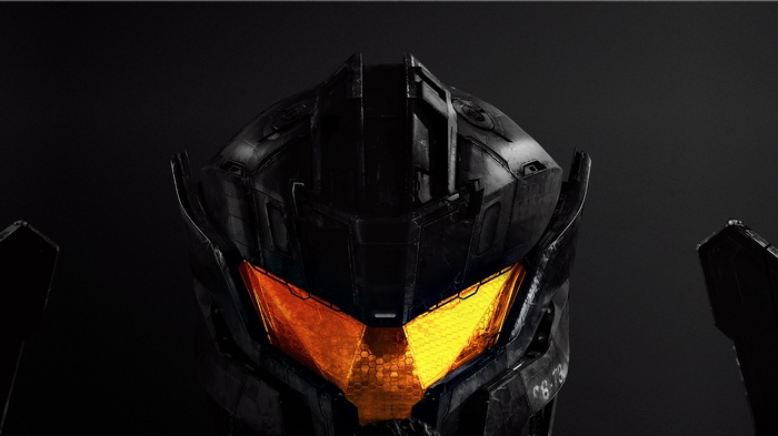 Close-up of a black Jaeger from Pacific Rim Uprising