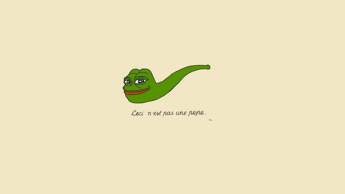 Pepe the Frog pipe drawing
