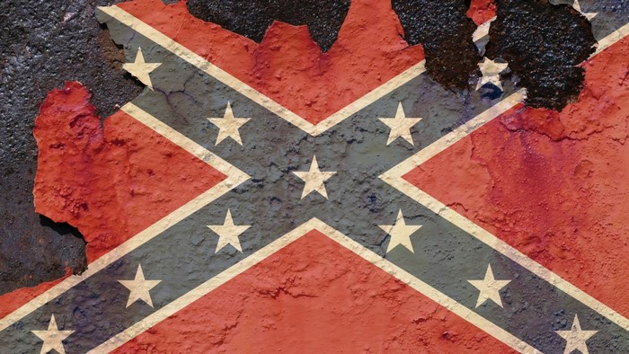 Grunge Confederate Flag Texture
