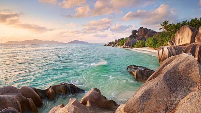 La Digue Beach Seychelles