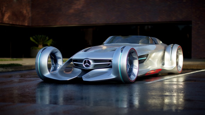 Mercedes-Benz Silver Arrow Concept 4K