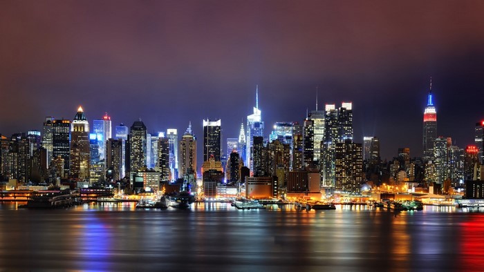 New York City Skyline at Night