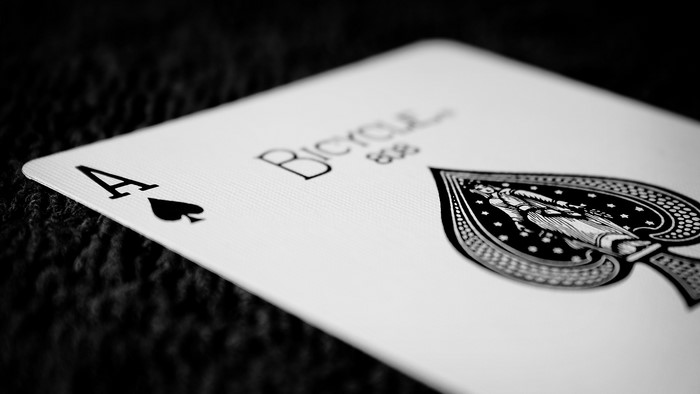 Ace of Spades Bicycle Playing Card