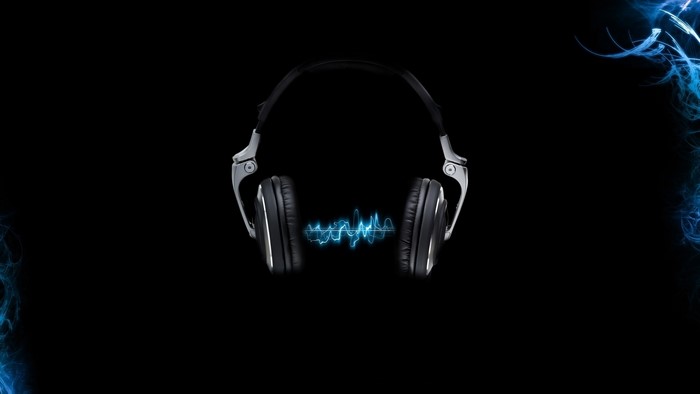 Headphones with Sound Waves