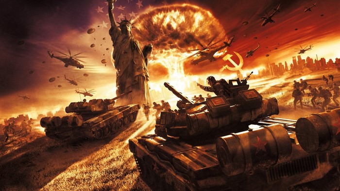 World War 3: Statue of Liberty and Nuclear Explosion