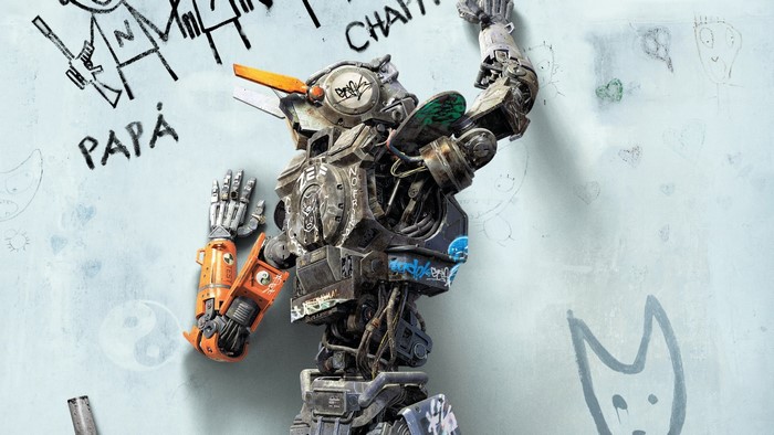 Chappie Robot Graffiti Interaction