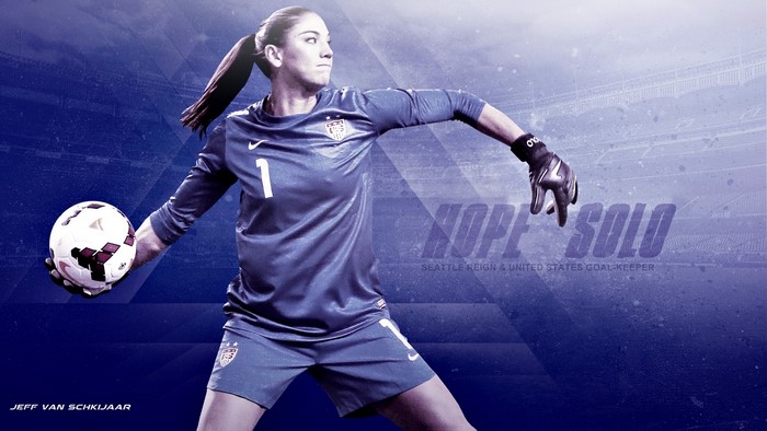 Hope Solo from Seattle Reign & United States