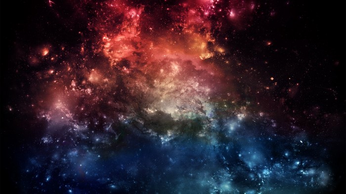 Fantasy Space Nebula with Stars