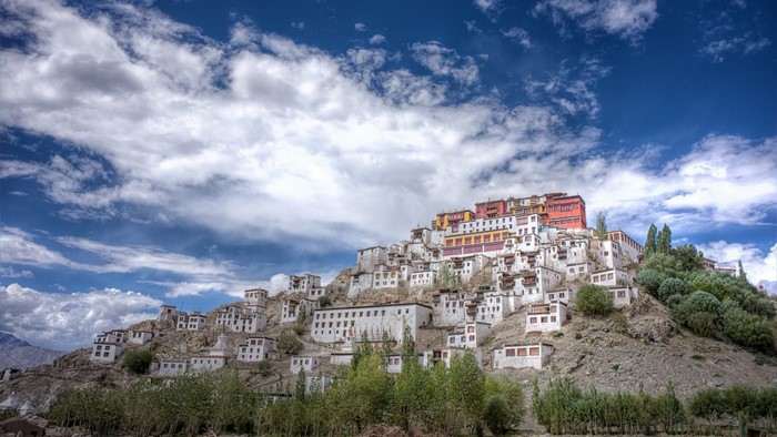 Thiksey Monastery in Ladakh, India