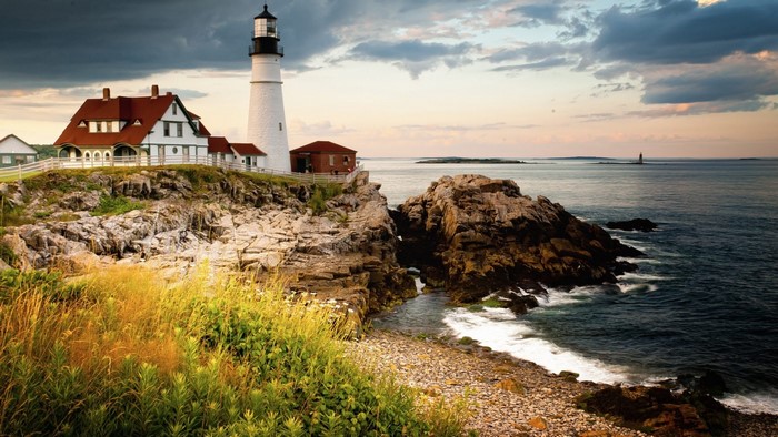 Portland Head Light Lighthouse Landscape