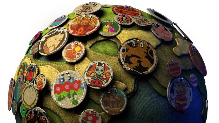 LittleBigPlanet World with decorative patches