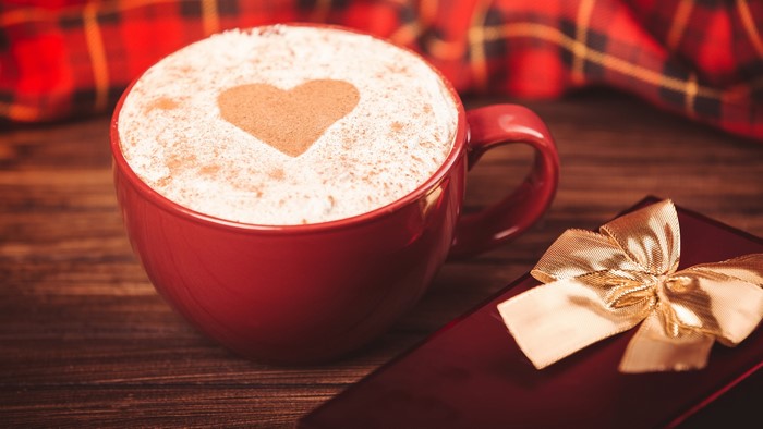 4K Heart Shaped Coffee with Gift