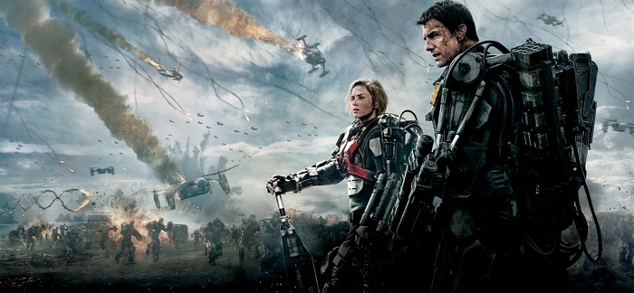 Tom Cruise and Emily Blunt from Edge of Tomorrow in 4K