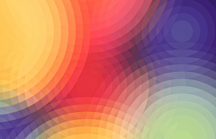 Nexus 7, 4K, Stock, Circles, Colorful, Multicolor