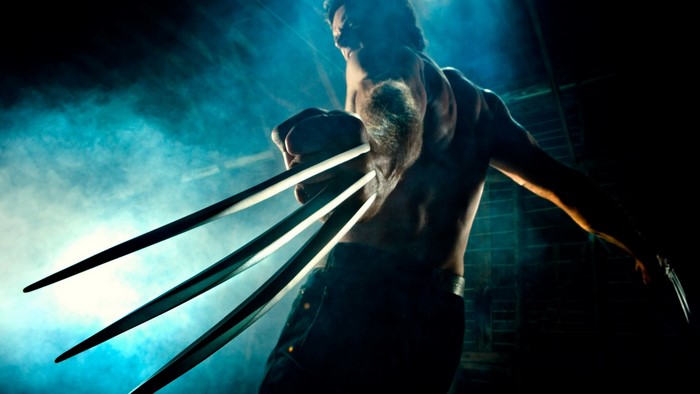 Wolverine with adamantium claws