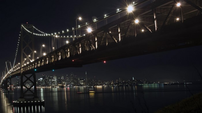 The Bay Bridge at Night