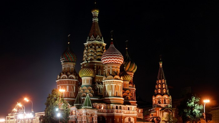 St. Basil's Cathedral at Night