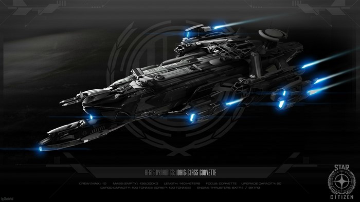 Regis Dynamics Idris-Class Corvette from Star Citizen