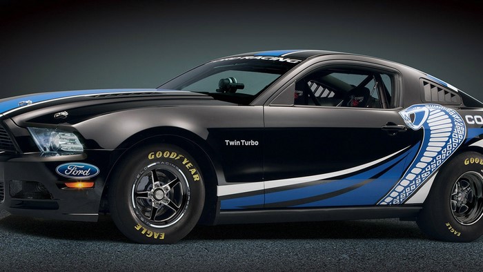 Ford Mustang Cobra Jet Twin Turbo race car