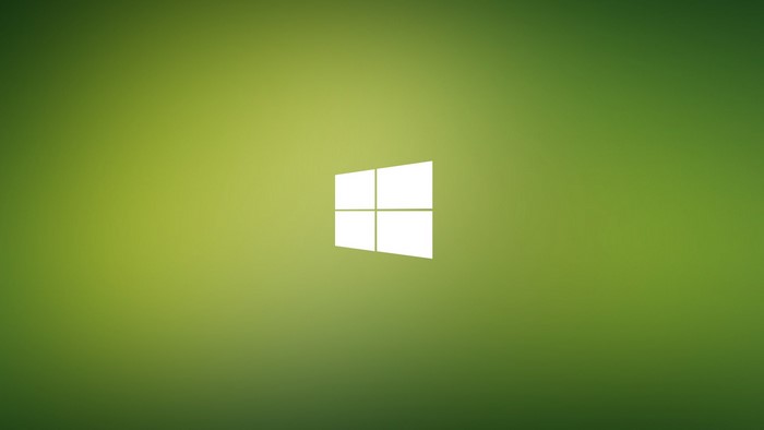 Windows 10 Anniversary Logo Green Gradient