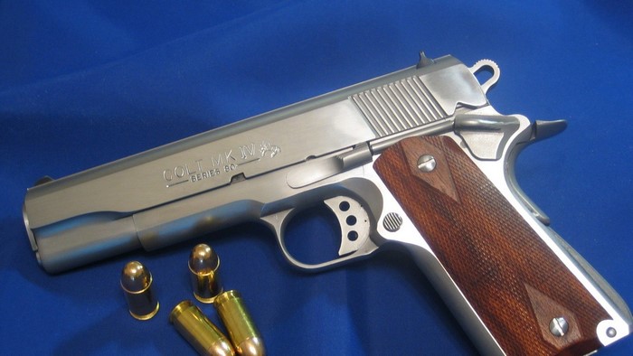 Colt MK IV Series 80 Pistol with Ammunition