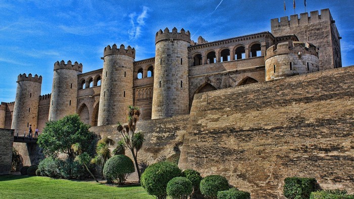 Palacio de la Aljafería, Zaragoza, Spain