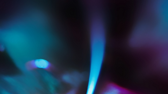 Abstract blurred blue and purple lights