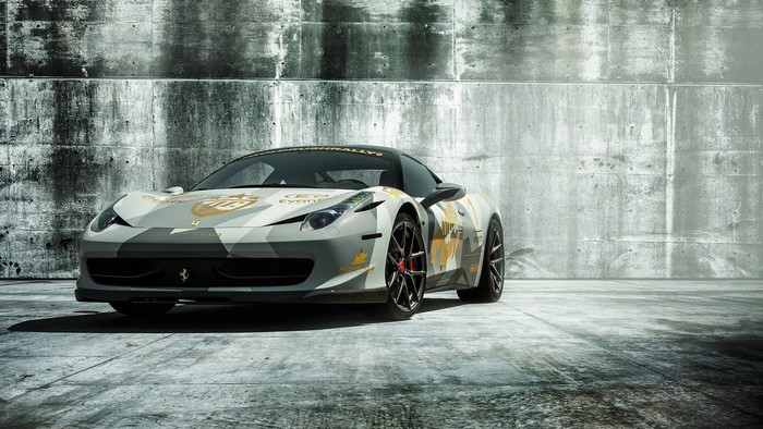 Vorsteiner Ferrari 458 Italia with Camouflage Livery
