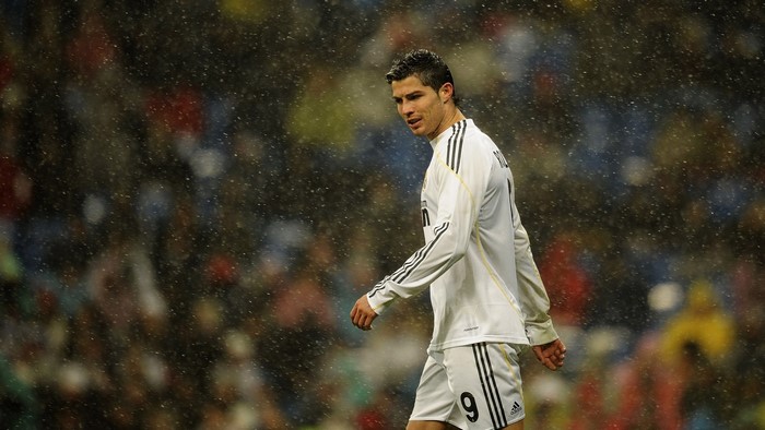 Cristiano Ronaldo in Real Madrid Kit