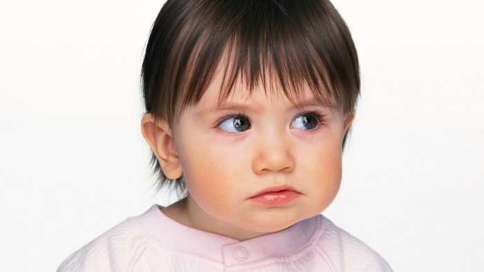 Cute Baby Looking Away