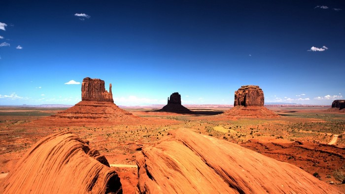 Monument Valley desert landscape with mesas