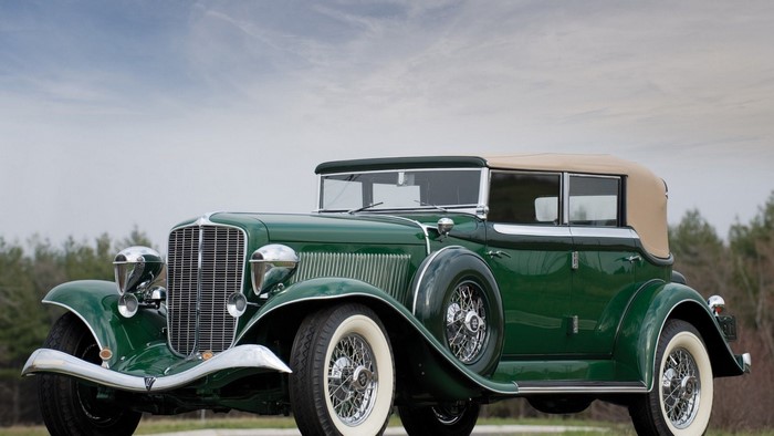 Green Auburn Phaeton Convertible