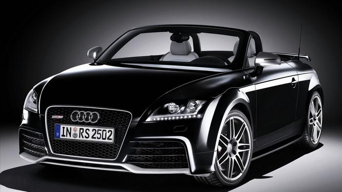 Black Audi TT RS Roadster